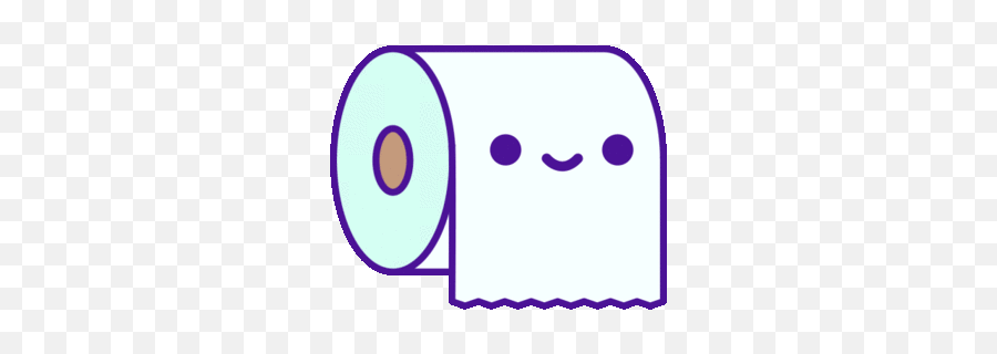 Via Giphy Sticker Paper Giphy Pop Artist Emoji,Emoji That Looks Like Roll Of Toilet Paper