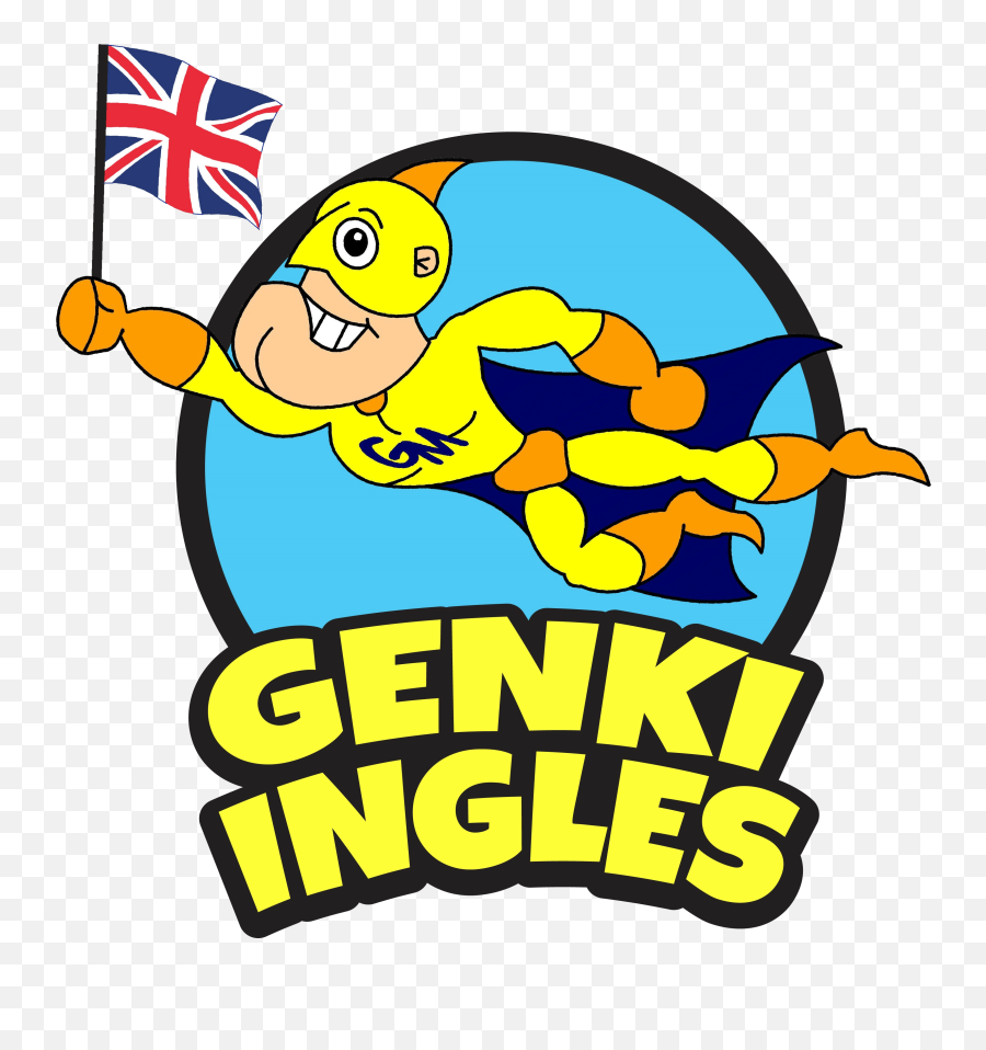 Genki Inglés - Happy Emoji,Professor Genki Emoticon