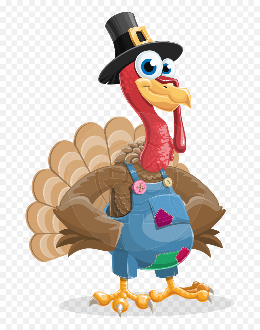 Thanksgiving Turkey Cartoon Vector - Transparent Transparent Tumblr Thanksgiving Turkey Emoji,Emotions Turkeys Feel