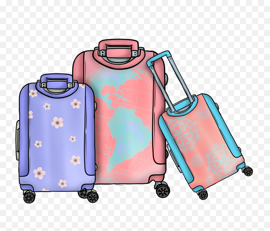 Suitcases Familyholiday Sticker - For Teen Emoji,Luggage Emoji