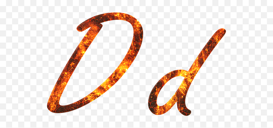 Download Hd Letter D Fire Embers - D Fonts Emoji,Lava Emoji