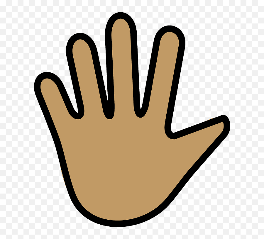Hand With Fingers Splayed Emoji Clipart Free Download - Do Clipart,Fingers Emoji