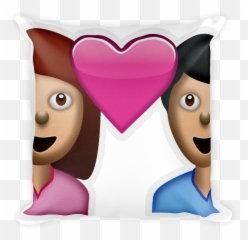 Heart Couples Emoticon Emoji Png,Couple Emoji Png