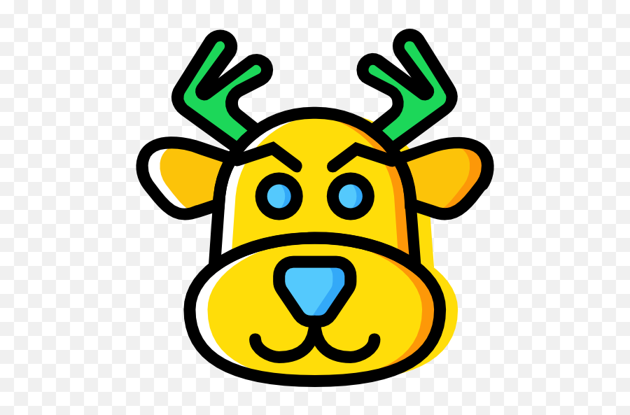 Free Icon Reindeer Emoji,How To Make A Deer Emoticon