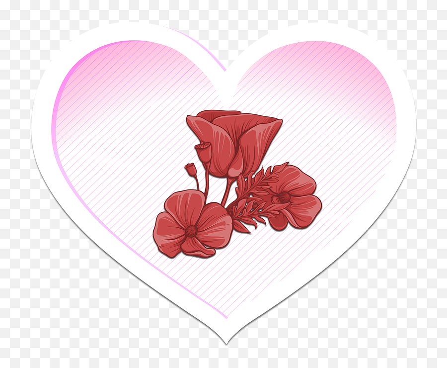 Free Photo Valentineu0027s Day Love Flower Symbol Heart Emoji,Flower Emoticon @)-/-