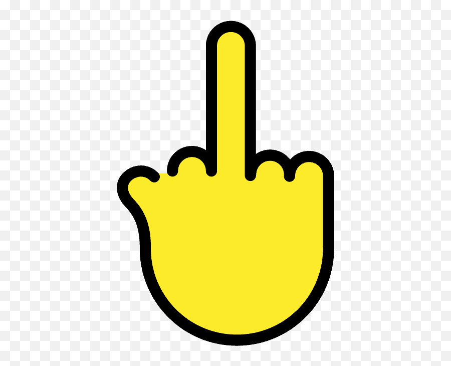 Middle Finger Clipart Transparent Image - Clipart World Emoji,6 Finger Hand Emoji