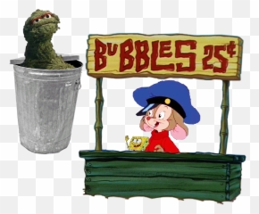 Fievel Mousekewitz Spongebob Sticker - Oscar The Grouch Spongebob Emoji,Oscar The Grouch Emoji