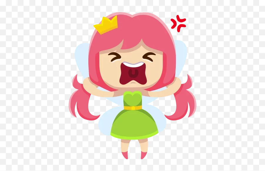 Telegram Sticker From Collection Little Fairy Emoji,Fairy Emoji