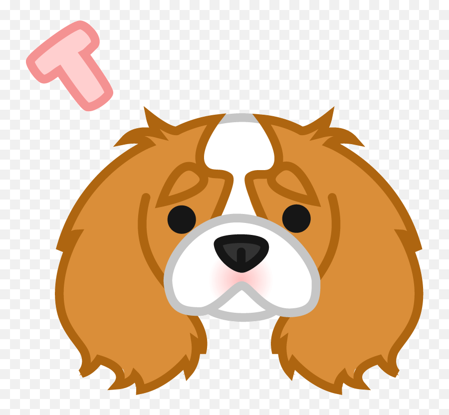 Cavalier King Charles Spaniel Thank You - Thank You Dog Gif Cartoon Emoji,Cavaliers Emoji