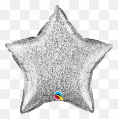 20 Glittergraphic Star Silver Foil Balloon Bargain Emoji,Hedgehog With Star Emoji
