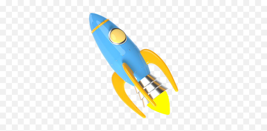 Premium Rocket 3d Illustration Download In Png Obj Or Blend Emoji,Rocjet Ship Emoji