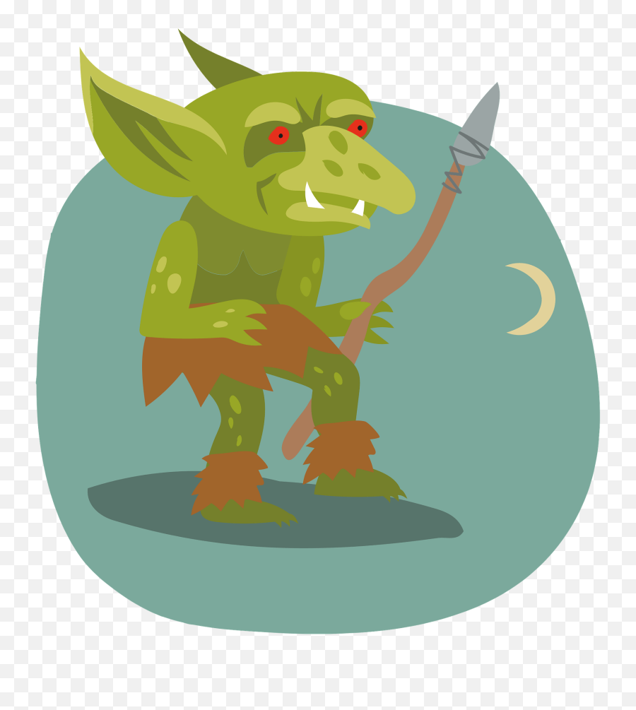 Goblin Clipart Free Download Transparent Png Creazilla Emoji,Scarecrow Emoji