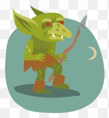 Goblin Clipart Free Download Transparent Png Creazilla Emoji,Scarecrow Emoji