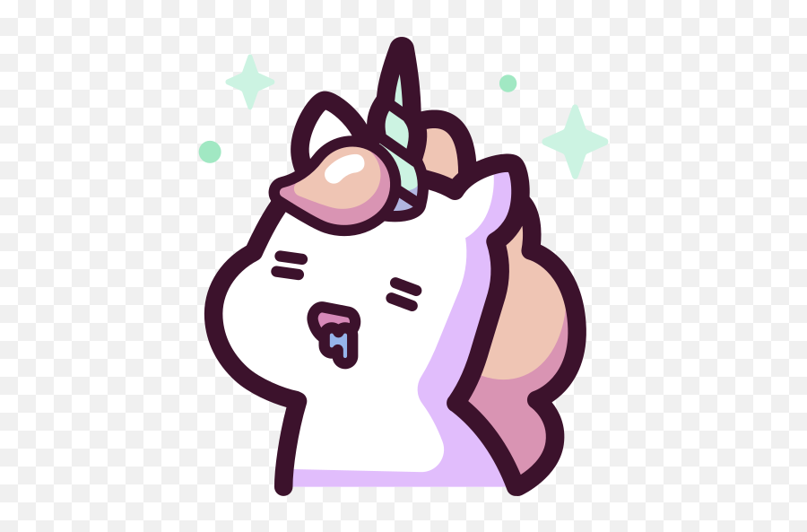 Unicorn - Free Animals Icons Emoji,Fairtale Emoji