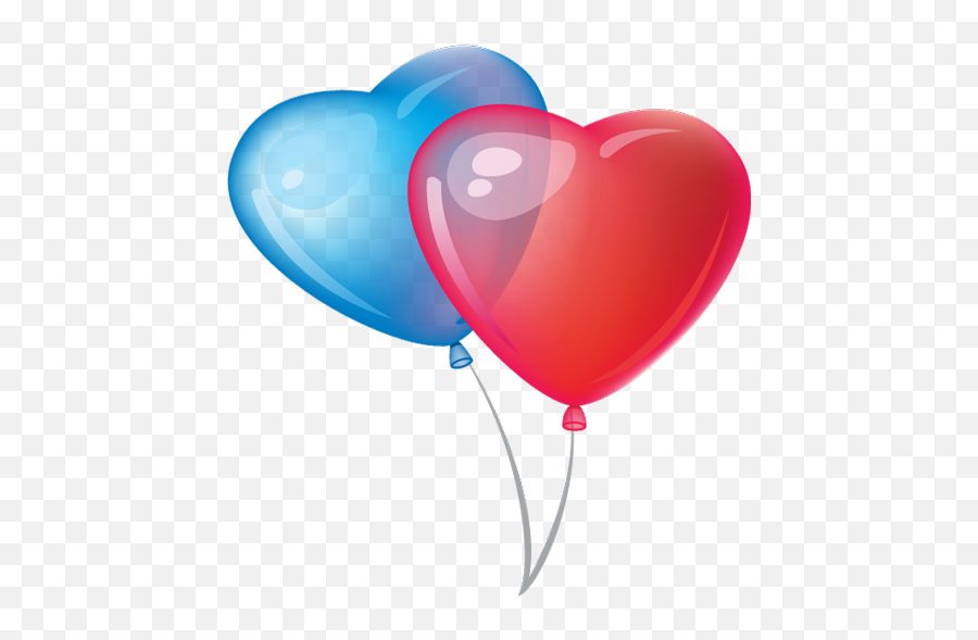 Heart Balloon Png Transparent - Balloons Transparent Valentines Balloon Day Free Clipart Emoji,Red Balloon Emoji