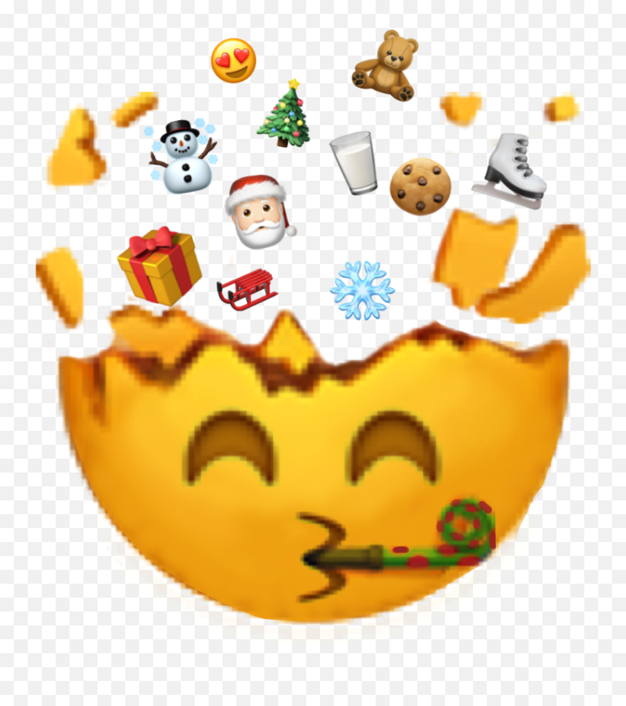 Christmas Emoji Iphone Gif Santa Sticker By Teatime - Christmas Emojis Iphone,Santa Emoji