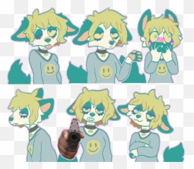 Dane Telegram Sticker Pack Weasyl - Fictional Character Emoji,Telegram Emoticons
