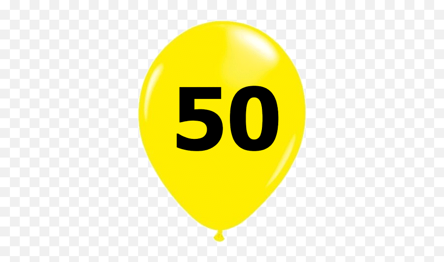 Latexballon Zahl 50 - Luftballone Party 50 Comic Emoji,Latex Emojis
