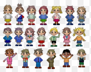 Free Photo Kawaii Girl Chibi Children Kawaii Cute Kawaii Boy - Cute Girl Kawaii Boy Emoji,Boy Girl Emoji