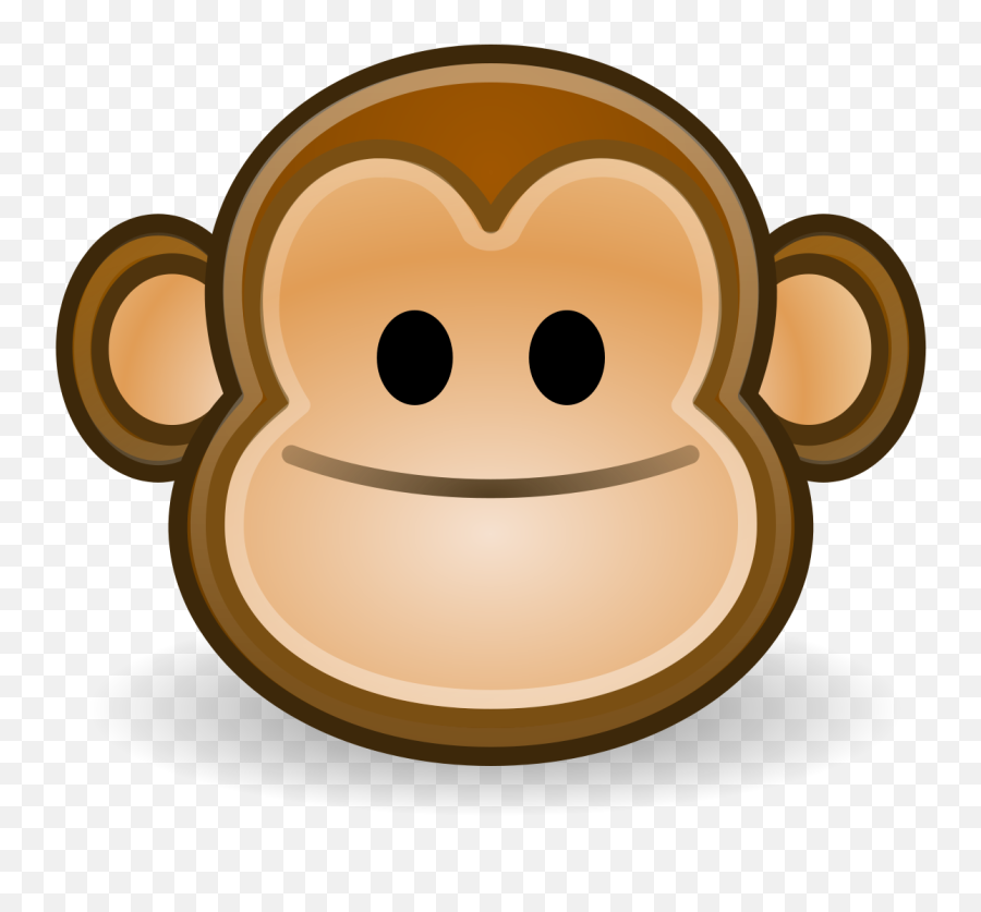 Monkey Icon 121585 - Free Icons Library Cartoon Monkey Face Transparent Emoji,Emoticons Do Macaquinho Do Whatsapp