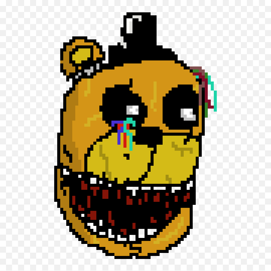 Sinister Golden Freddy Eyes Lit - Portable Network Graphics Emoji,Sinister Emoticon