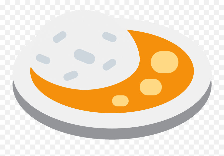 Curry Rice Emoji Clipart - Dot,Rice Bowl Emoji