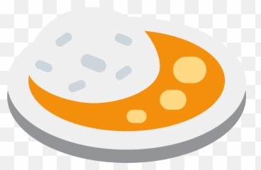 Curry Rice Emoji Clipart - Dot,Rice Bowl Emoji