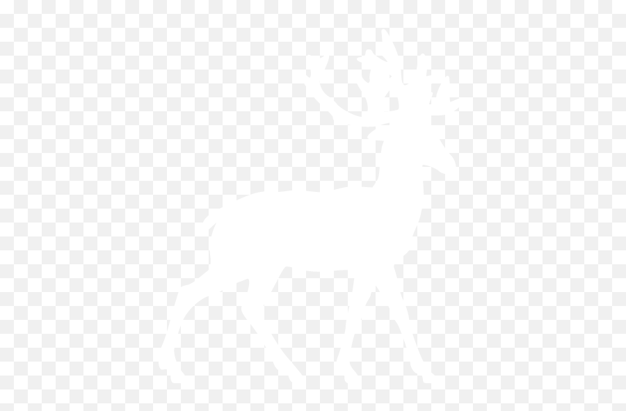 White Deer Icon Emoji,Deer Emoticon Facebook