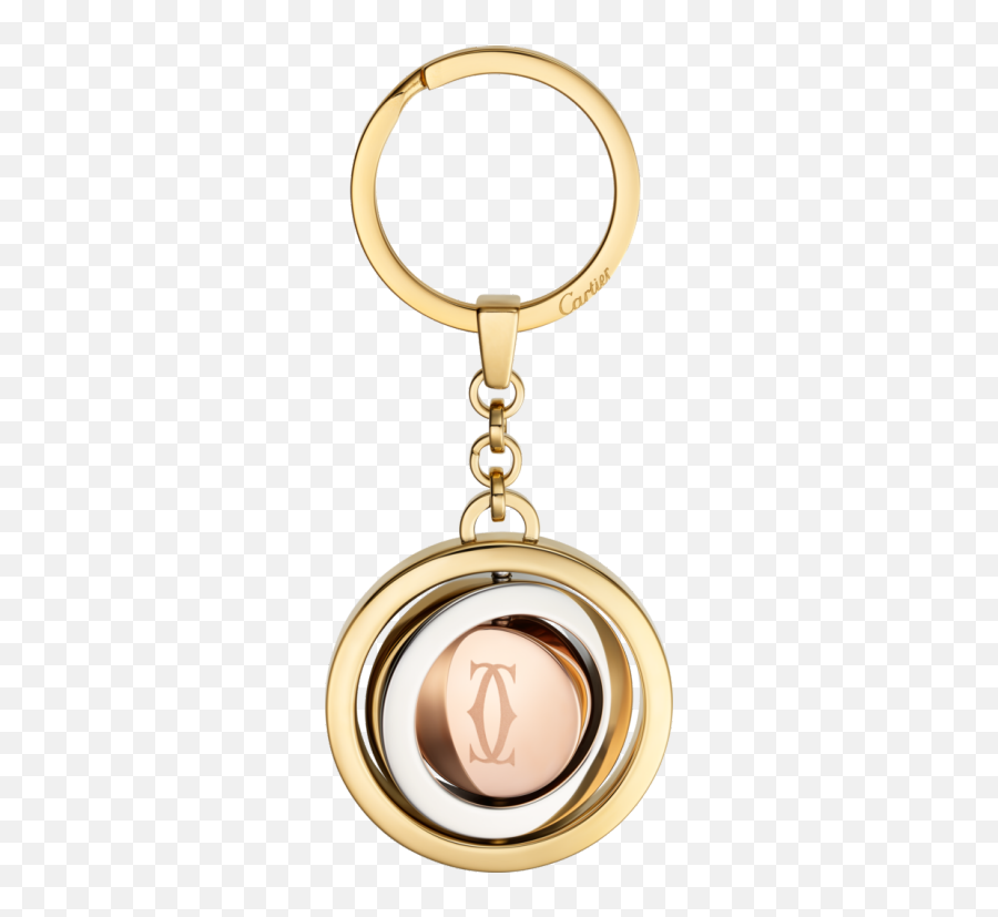 Three Ring Décor Key Ring - Porte Clés Cartier Emoji,Emoji Keychain For Sale