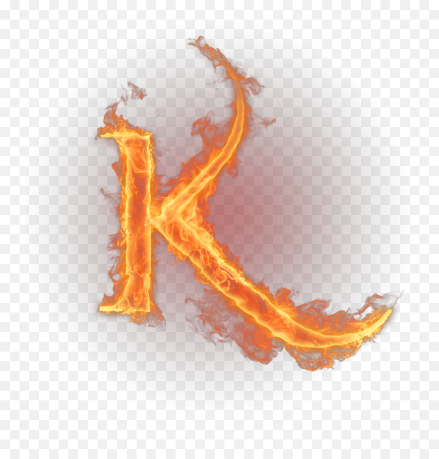 Letter Letters Art K Fire Fires Sticker By Ad - Language Emoji,Emoji Letter K