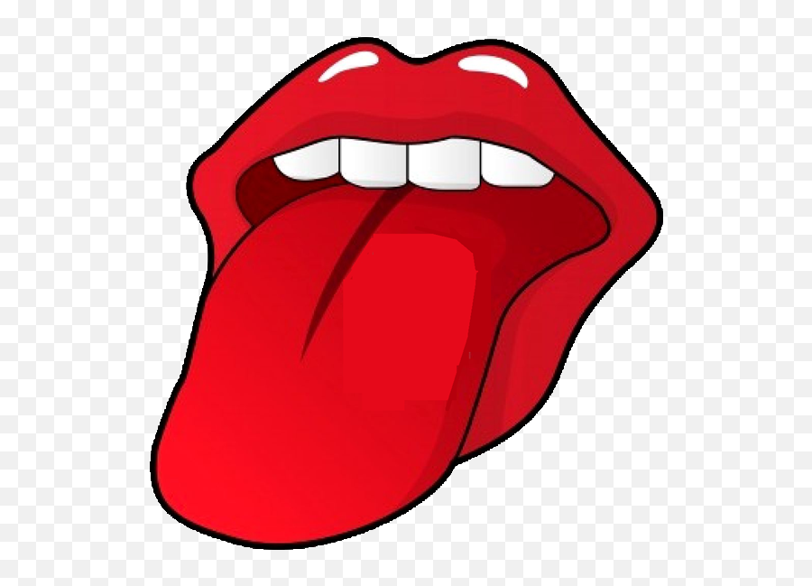 Lips Clipart Silent Lips Silent Transparent Free For - Tongue Cartoon Emoji,Emoticon Labios