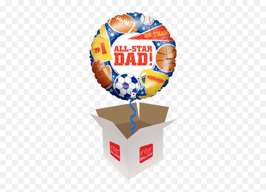 Fatheru0027s Day Helium Balloons Delivered In The Uk By Interballoon - Balloon For 11th Birthday Emoji,Soccer Emoji Pillow