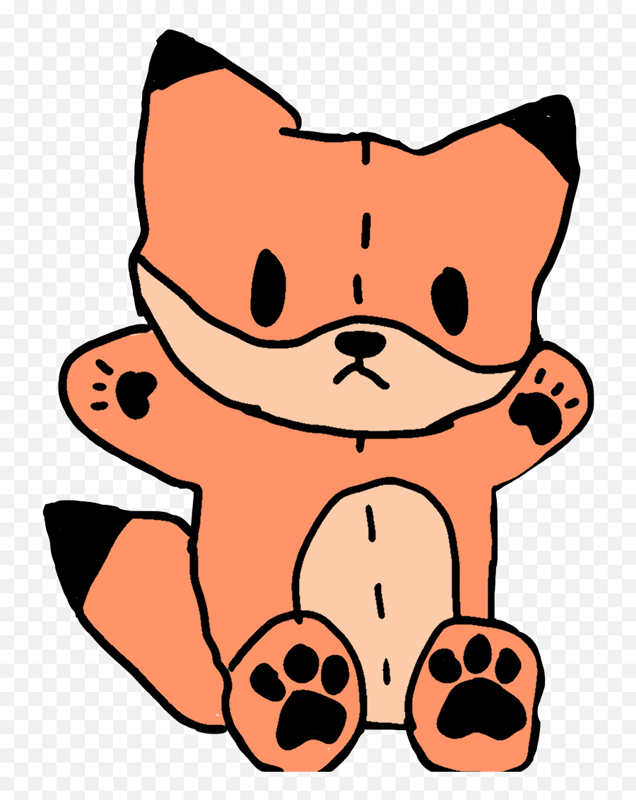 Gacha Gachalife Cute Stuffedanimal - Gacha Life Stuffed Animal Edit Sticker Emoji,Moon Love Fox Emoji