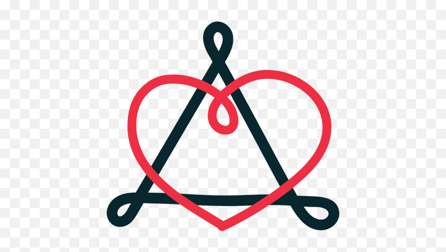 Adoption Symbol Triangle Heart Loop - Transparent Png U0026 Svg Triangle Symbol With Looped Ends Emoji,Simple Smiley Face Emoticon Baby Vektor
