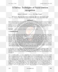Pdf A Survey Techniques Of Facial Emotion Recognition - Vertical Emoji,Paul Ekman Emotions