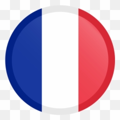 Download France Flag Button Round Small - Bandera De Francia Logo Emoji,French Flag Emoji