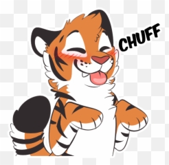 Furry Telegram Stickers - Pulexart Cute Furry Tiger Emoji,New Fursona Emoticons