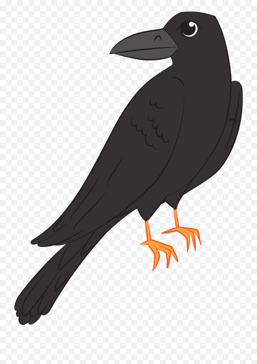 Raven Clipart Free Download Transparent Png Creazilla - Raven Clipart Emoji,Crow Emoji