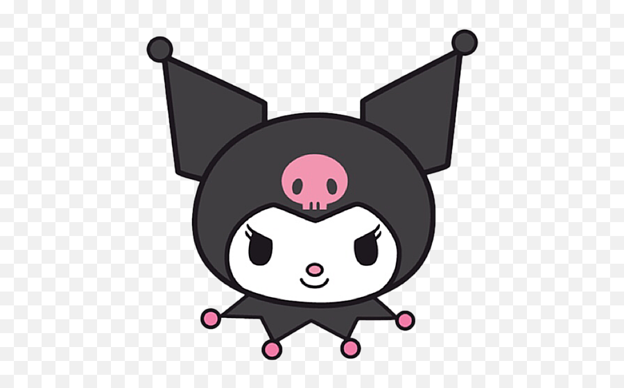 Kuromi - Hello Kitty Kuromi Face Emoji,Badte Maru Emojis