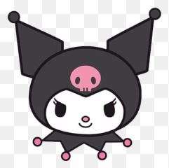Kuromi - Hello Kitty Kuromi Face Emoji,Badte Maru Emojis