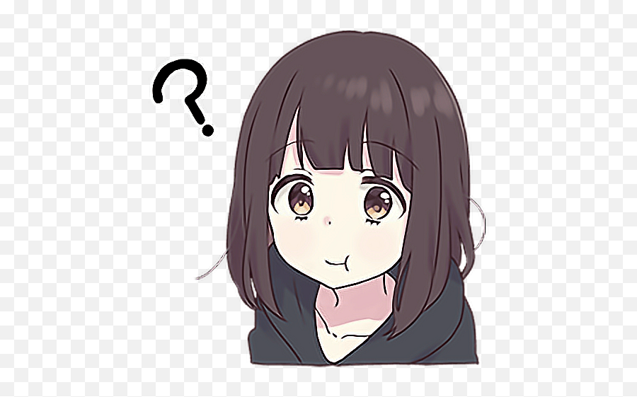 Images Of Confused Anime Girl Face - Menhera Chan Emoji,Anime Mad Yelling Emoticon Face