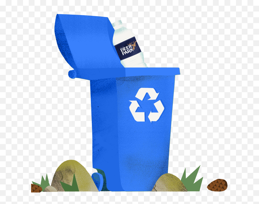 Life Cycle Of A Water Bottle Deer Park100 Natural Spring - Recycling Bin Emoji,Make Water Bottle For Facebook Emoticons