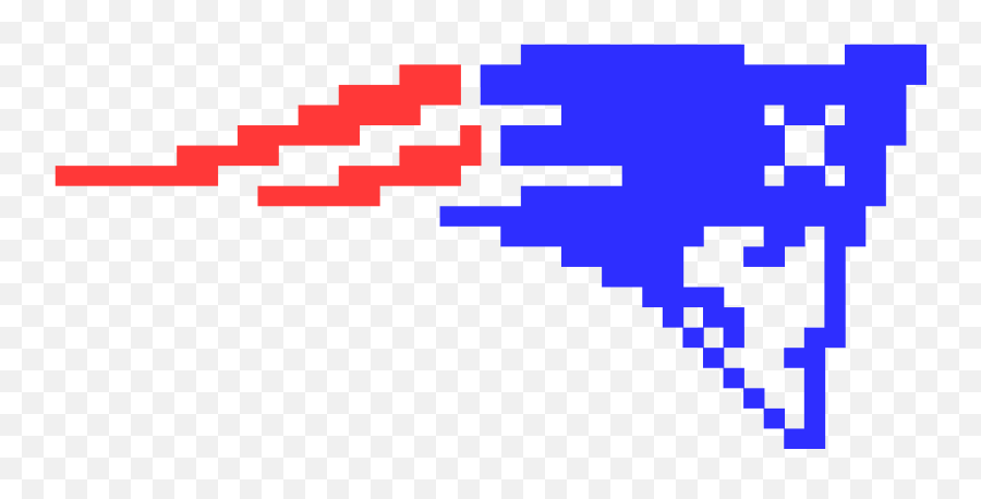 Patriots Logo - Grid Paint Patriots Pixel Art Emoji,Patriots Emoticon Gronk