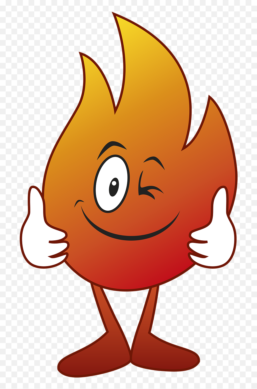 Caricaturedrawingfireflamescampfire - Free Image From Llamas De Fuego Caricatura Emoji,Large Mad Emoticons