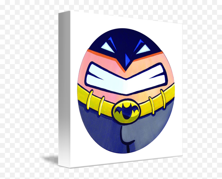 Round Bat Man - Superhero Emoji,Santo Domingo Emoticon