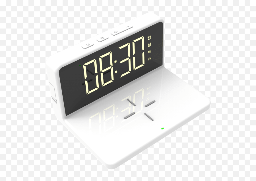 Acesori Digital Alarm Clock With 10w Rapid Wireless Charging - Led Display Emoji,Emoji Digital Alarm Clock Radio
