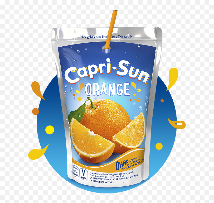 Download Orange - Capri Sun Orange Png Image With No Emoji,Juicebox Emoji
