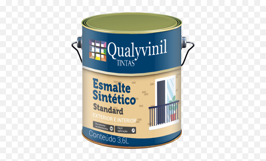 Esmalte Sintético Qualyvinil Para Pintar Madeiras E Metais Emoji,Emotion Taça De Ouro