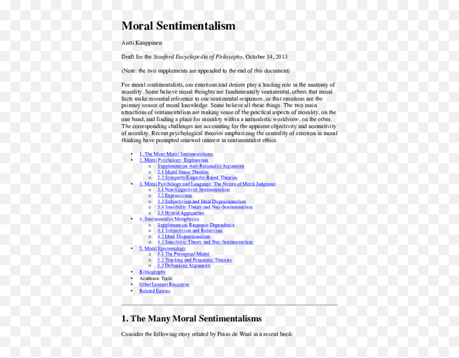 Pdf Moral Sentimentalism Stanford Encyclopedia Of Emoji,Emotion Basd Fallacies