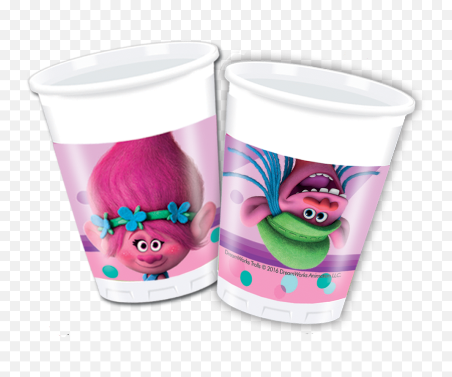 Trolls Plastic Cups Emoji,Emoji Party Cups